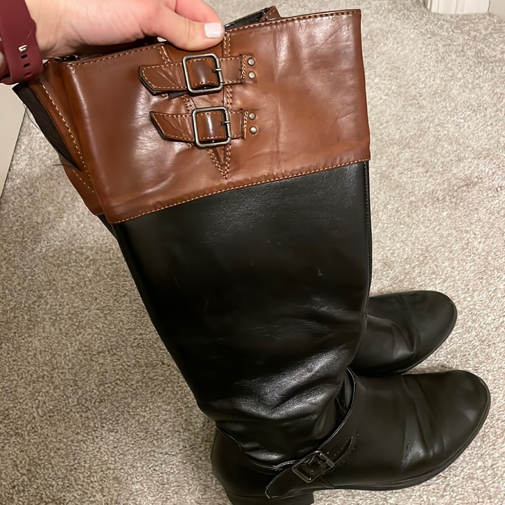 Brown/Black Boots